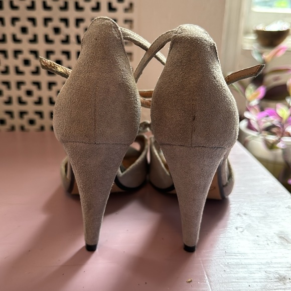 Clarks - Butterfly High Heel (3”), Size 6.5, Velvet Gray - Picture 5 of 6